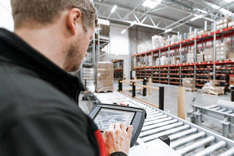 Leichtes Handling mit dem Bediener-Panel 