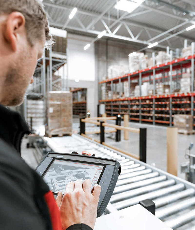 Leichtes Handling mit dem Bediener-Panel