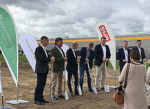 Der Startschuss für das größte und modernste Zentrallager für Medizinprodukte fiel in 2020.